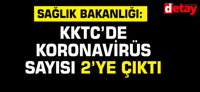 Sağlık Bakanlığı açıkladı: KKTC'de Koronavirüs sayısı 2'ye çıktı...Alman turistin eşi de hasta