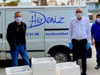 Hürdeniz Girne belediyesine gıda yardımında bulundu