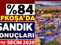 Lefkoşa'da %84 açıldı...Akıncı önde