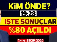 Sandıkların %80'i açıldı...Aradaki fark 550 oydan az