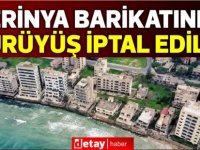 15 Kasım'daki (Derinya Barikatında) yürüyüş iptal edildi