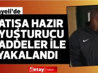 Satışa hazır uyuşturucu maddeler ile yakalandı