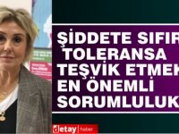 Şiddete sıfır toleransa teşvik etmek en önemli sorumluluk