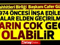 Gürcafer: 1974 öncesi inşa edilen binalar elden geçirilmeli, yarın çok geç olabilir