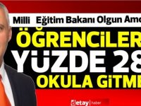 Öğrencilerin yüzde 28'i okula gitmedi