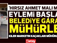 Gönyeli’de hırsız AHMET pankartı astı, Belediye garajını mühürledi!