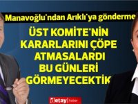 Manavoğlu ile Arıklı arasında sular durulmuyor