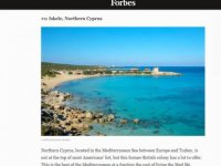 Forbes, Kuzey Kıbrıs’ı 2021’de Sahil Kıyısında En İyi Fırsat Sunan Ülke Olarak Gösterdi