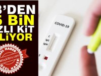 AB'den 75 bin adet hızlı test kiti geliyor