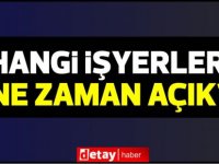 İşte açık ve kapalı iş yerleri