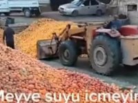 Türkiye'de Süt banyosu ve dönerle danstan sonra şimdi de meyve suyu videosu