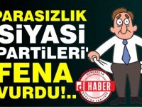 Parasızlık ‘Siyasi Partileri’ fena vurdu!..