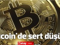 Bitcoin'de sert düşüş!