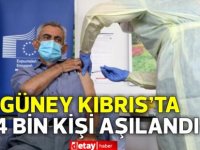 Güney Kıbrıs’ta 64 bin kişi aşılandı