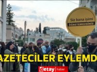 Gazeteciler eylemde:Yürüyoruz; Çünkü korkmuyoruz!