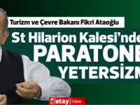 Ataoğlu,St Hilarion Kalesi’nde çıkan yangın hakkında bilgi verdi