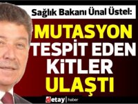 Üstel:''Hedefimiz 10 bin test sayısına çıkmak”