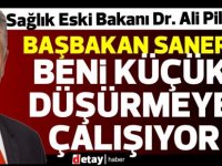 Pilli, "Başbakan Saner yanlış konuşuyor,ikide bir beni küçük düşürmeye çalışıyor''