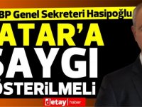 Hasipoğlu:Erhürman ve Sorakın Tatar'a saygı göstermeli