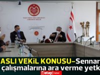 Meclis Başkanı Sennaroğlu, Sendikaları kabul etti