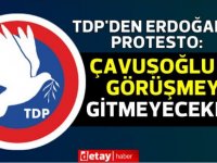 TDP’den Erdoğan’a Protesto:Çavuşoğlu ile görüşmeye gitmeyecekler