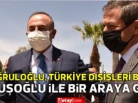 Ertuğruloğlu, Türkiye Dışişleri Bakanı Mevlüt Çavuşoğlu ile bir araya geldi