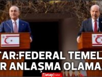 Cumhurbaşkanı Tatar: Federal temelde bir anlaşma olamaz