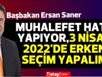 Başbakan Saner:Erteleme tamamen salgın ve Meclis’teki pozitif vakalar nedeniyle