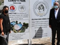 Girne’de yeni park ve aktivite alanının temeli atıldı