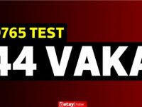 9765 test yapıldı, 39'u yerel 44  pozitif vaka