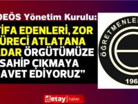 KTOEÖS Yönetim Kurulu :“En geç 6 ay içinde olağanüstü genel kurula gidilecek…’’