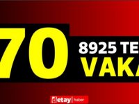 8925 test yapıldı, 59'u yerel 70 pozitif vaka