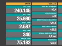 Türkiye'de Koronavirüs | 340 kişi yaşamını yitirdi, 25 bin 980 yeni vaka tespit edildi