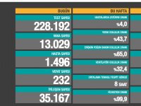 Türkiye'de Koronavirüs | 232 kişi daha hayatını kaybetti, 13 bin 029 yeni vaka tespit edildi