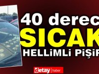 Sıcaklık 40 derece olunca vatandaş "Hellimli , Zeytinli" yapmaya başladı