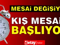 Kış mesaisi yarın başlıyor