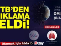 KTTB' den Yeni SARS Cov-2 Varyantı OMICRON Açıklaması