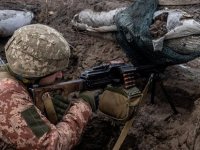 AA, Donbas'ın Stanitsia Luganska Cephe Hattını Görüntüledi