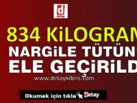 Tırdan 834 Kilogram Nargile Tütünü Çıktı