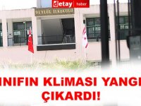 9 Eylül İlkokulu'nda Yangın