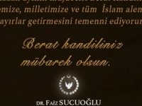 Başbakan Sucuoğlu Berat Kandili’ni Kutladı