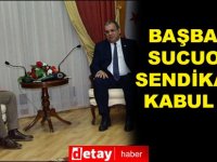 Başbakan Sucuoğlu, Sendikaları kabul etti