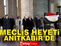 Töre ve Başkanlık Divanından oluşan heyet Anıtkabir'i ziyaret etti