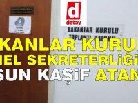 Bakanlar Kurulu Genel Sekreterliğine Efsun Kaşif Atandı