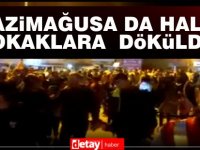 Memleketin her yerinde eylem.. Mağusa'da halk sokaklara döküldü...