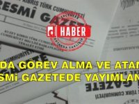 Bazı dairelerde görev değişliğine gidildi