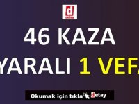 Kıbrıs'ta 46 Kaza 1 Vefat 7 Yaralanma Gerçekleşti