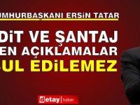 Tatar: İki Ayrı Devlete Dayalı Çözüm Önerimizden Geri Adım Atılamaz