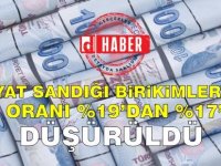 İhtiyat Sandığı birikimlerine uygulanan yıllık faiz oranı düşürüldü