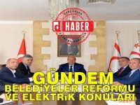 Belediyeler Reformu ile Elektrik Konusu Cumhurbaşkanlığı'nda Ele Alındı